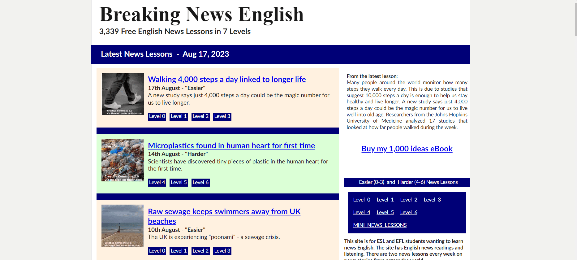 Breaking News English-免费在线分级英语学习网站 学地道的英语插图