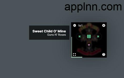 Lofi - 具有可视化效果的迷你 Spotify 播放器插图