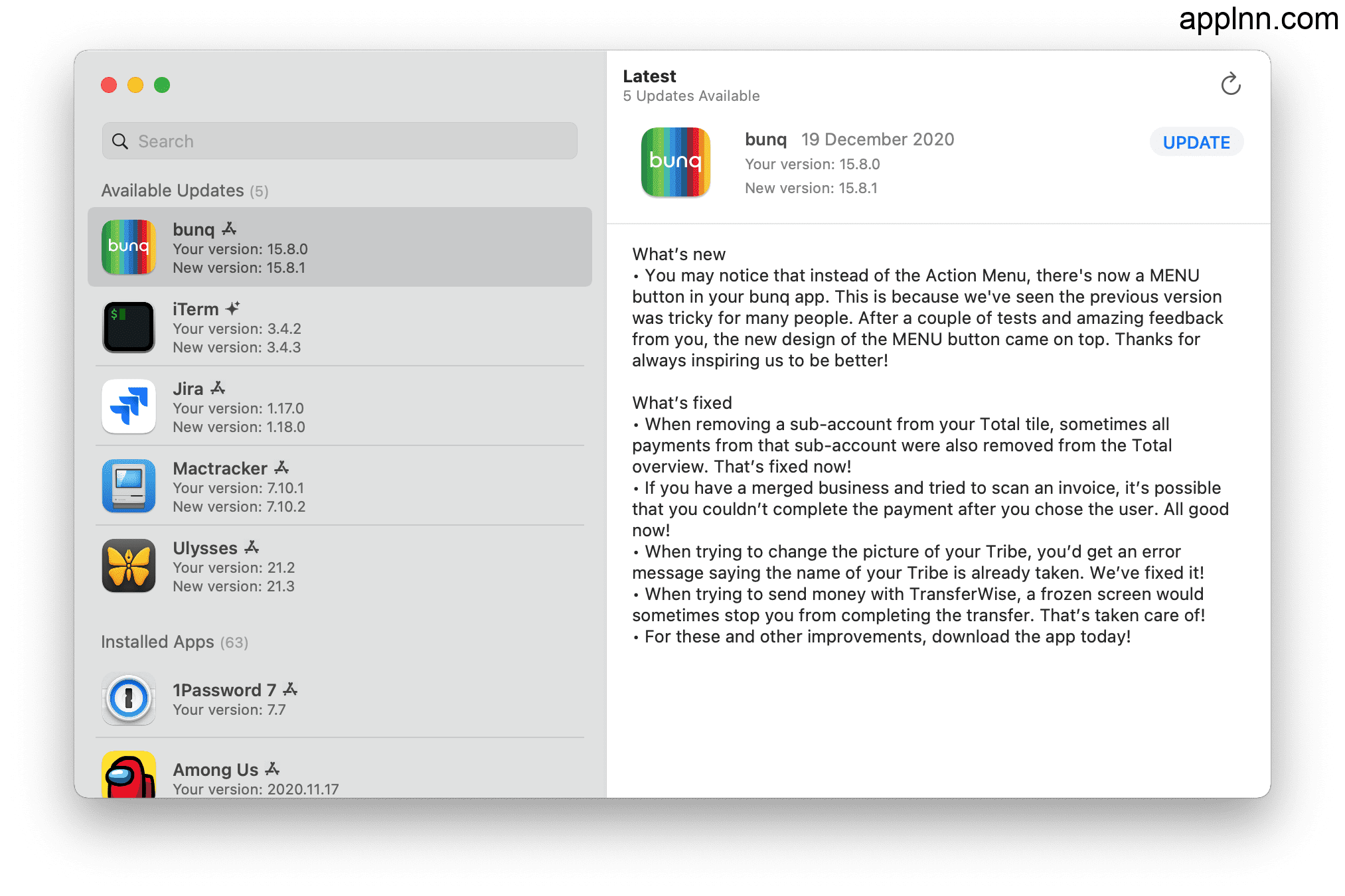 Latest – macOS软件检查更新工具插图