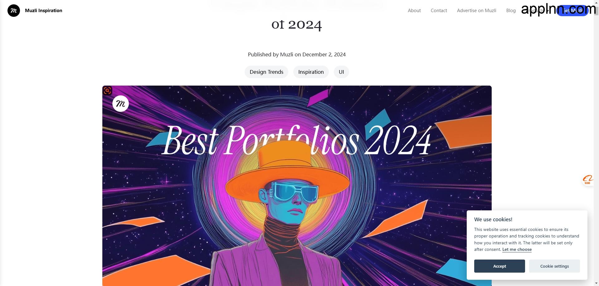 2024 年最具创意和独特性的 100 个作品集网站：Top 100 Most Creative and Unique Portfolio Websites of 2024插图