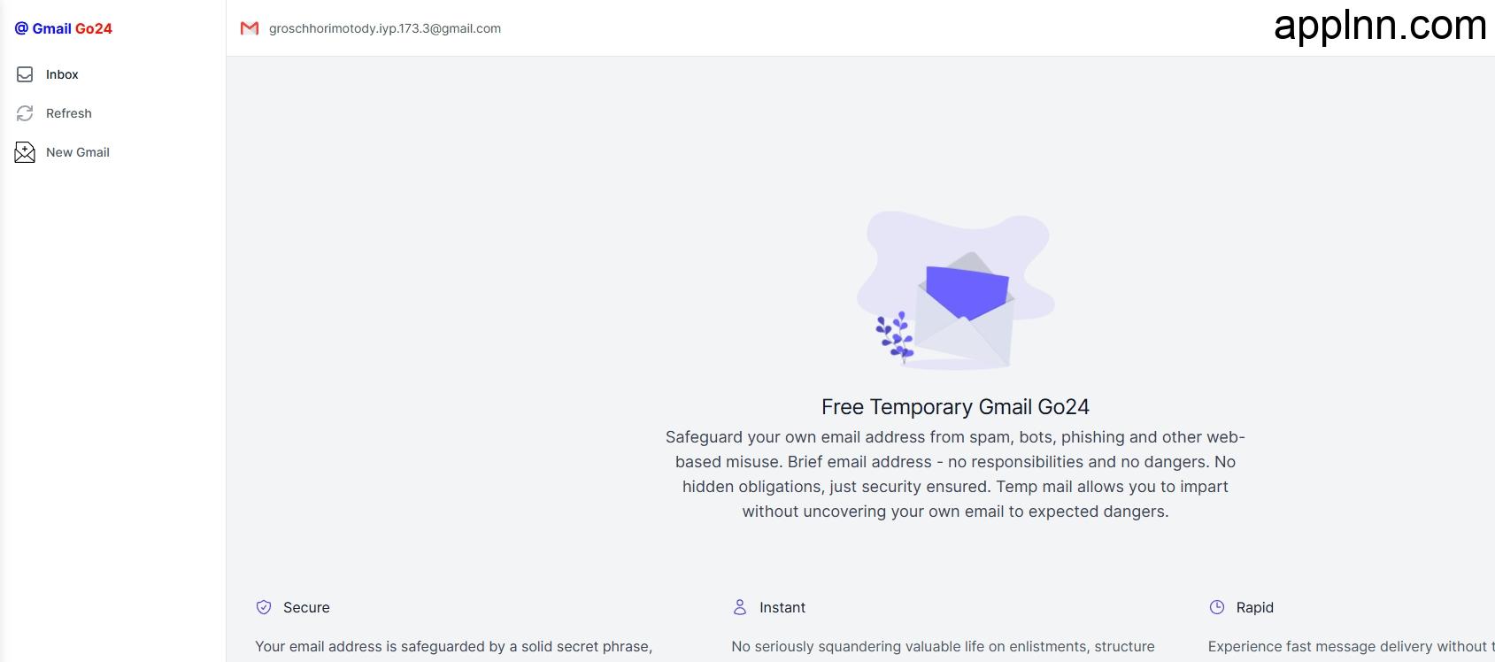 4免费Gmail临时邮箱：Gmail Go24插图