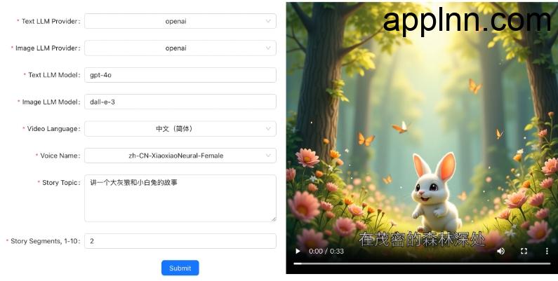 Story-Flicks:AI一键生成高清故事短视频工具