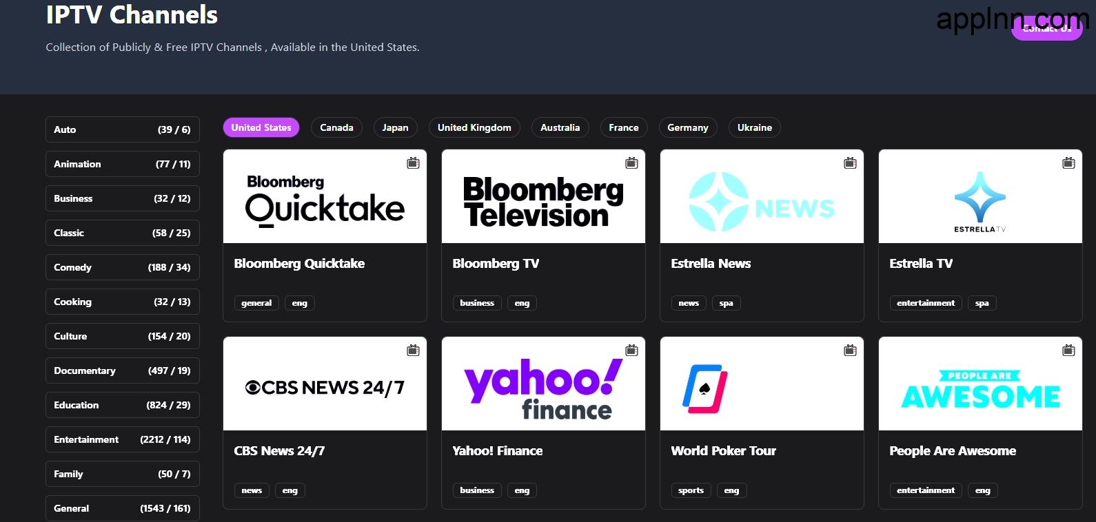 Public IPTV:在线IPTV频道导航站插图 Public IPTV:在线IPTV频道导航站插图