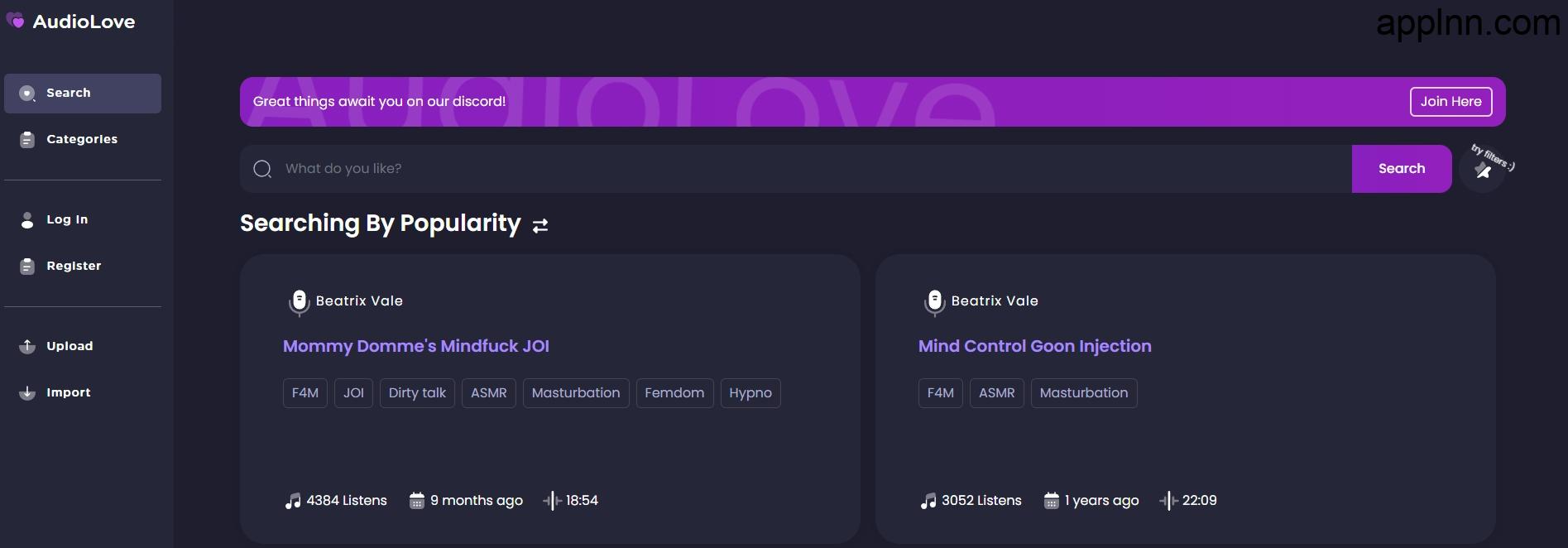 AudioLe：在线大人ASMR资源网站插图