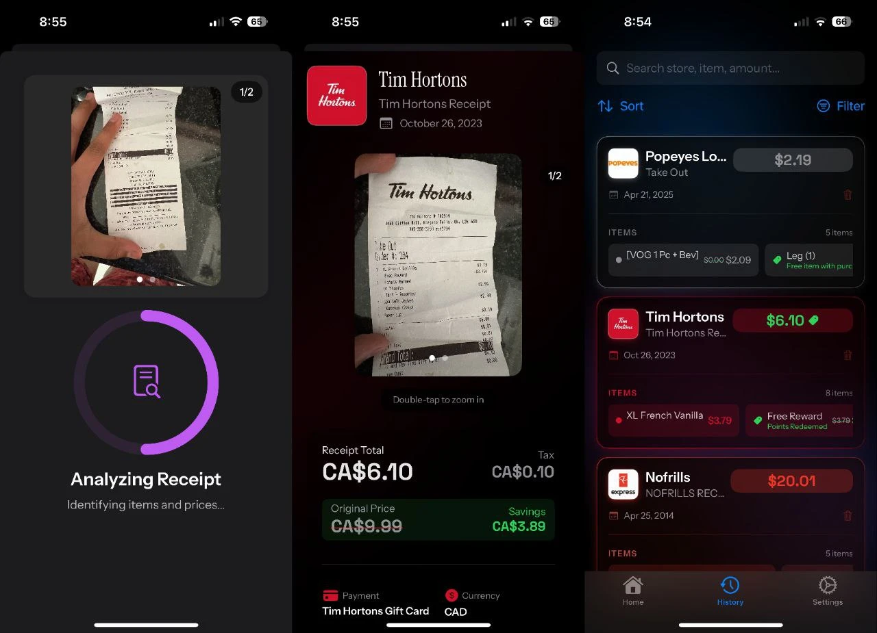 SpendSmart:智能收据管理,轻松掌控财务!插图 SpendSmart:智能收据管理,轻松掌控财务!插图