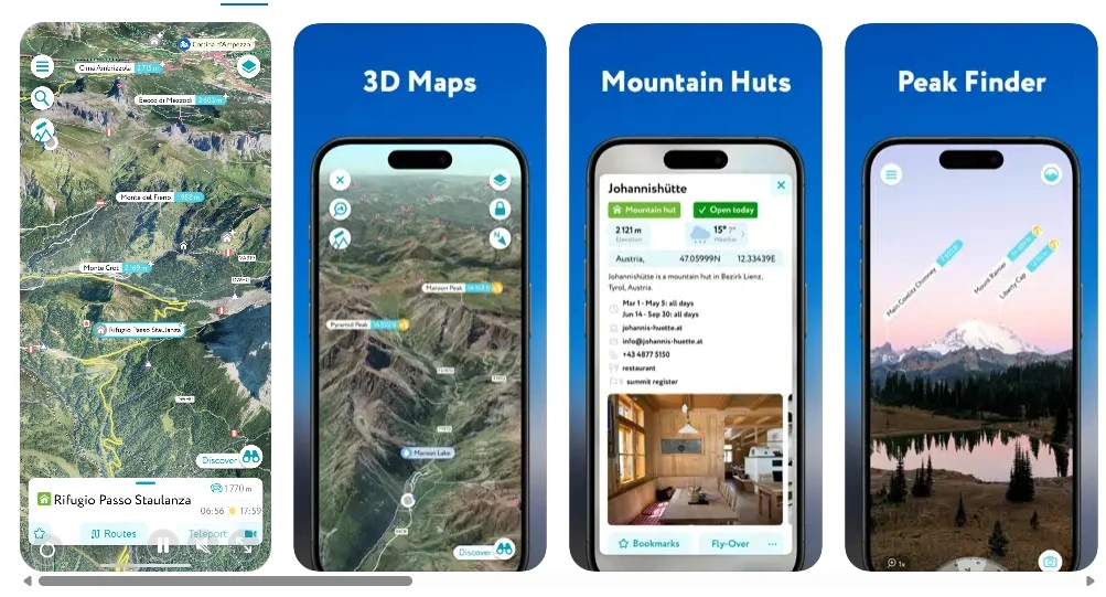 Hiking Maps - PeakVisor v5.57 iOS绿化版