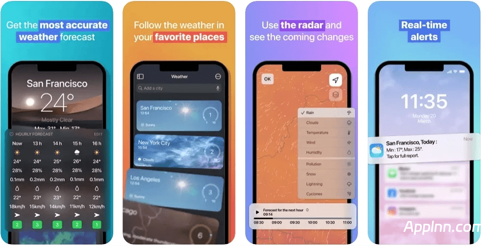Weather App Pro v3.2.10 iOS绿化版插图 Weather App Pro v3.2.10 iOS绿化版插图