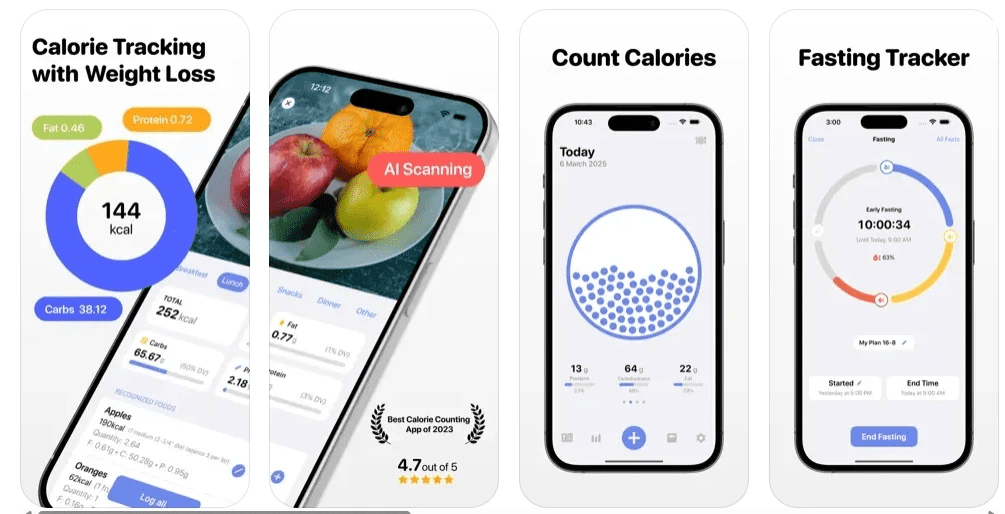 Calory Ai: Calorie Counter v4.3.4 iOS绿化版插图 Calory Ai: Calorie Counter v4.3.4 iOS绿化版插图