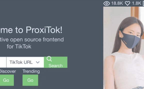 ProxiTok-开源国际版抖音TikTok网页版-国内网络直连