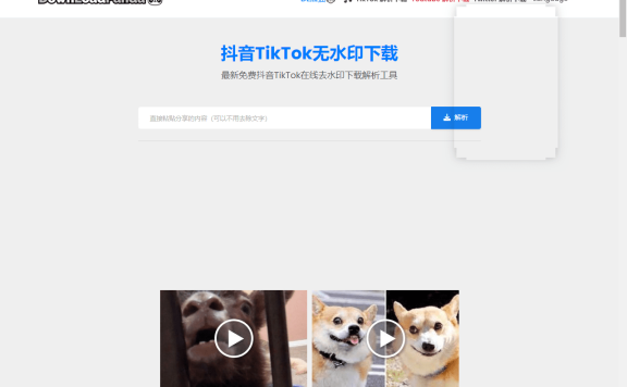 DLPanda-多平台短视频在线解析下载工具网站