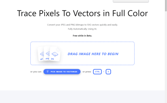 Vectorizer AI-AI图片无损放大 位图图像转换为矢量图像工具