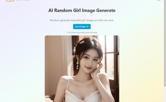 AI Random Image-在线AI随机女孩图像生成器
