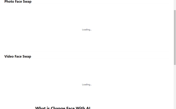 免费AI图片换脸和AI视频换脸网站-Change Face With AI