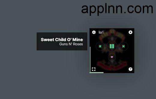 Lofi - 具有可视化效果的迷你 Spotify 播放器