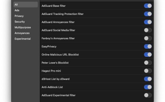 wBlock - 一款开源的的广告拦截工具