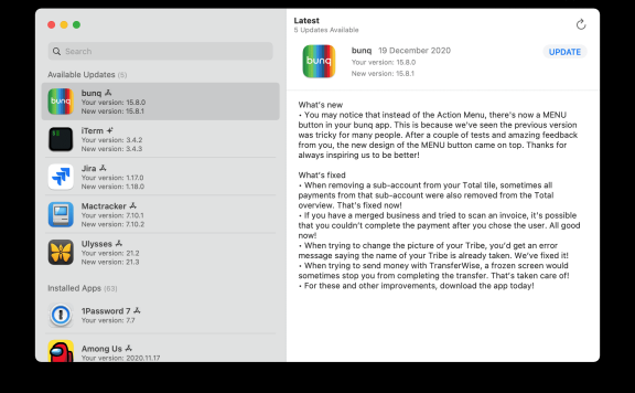 Latest – macOS软件检查更新工具