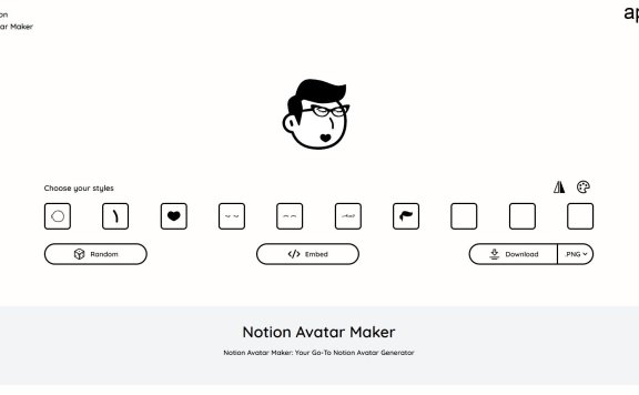 Notion Avatar Maker：个性化Notion风格头像在线生成器