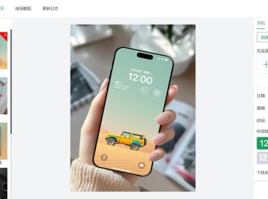免费的在线壁纸样机生成器：淘趣工坊