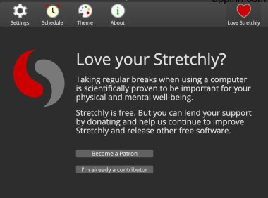 Stretchly:跨平台电脑使用休息提醒工具