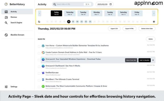 BetterHistory: 浏览器历史管理神器-跨平台同步全攻略