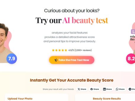 AI Beauty Test:您的在线AI美颜评分专家网站