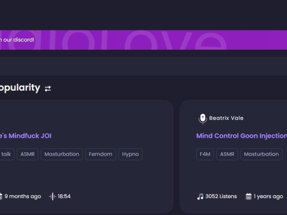 AudioLe：在线大人ASMR资源网站
